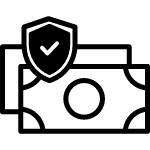 Security deposit icon
