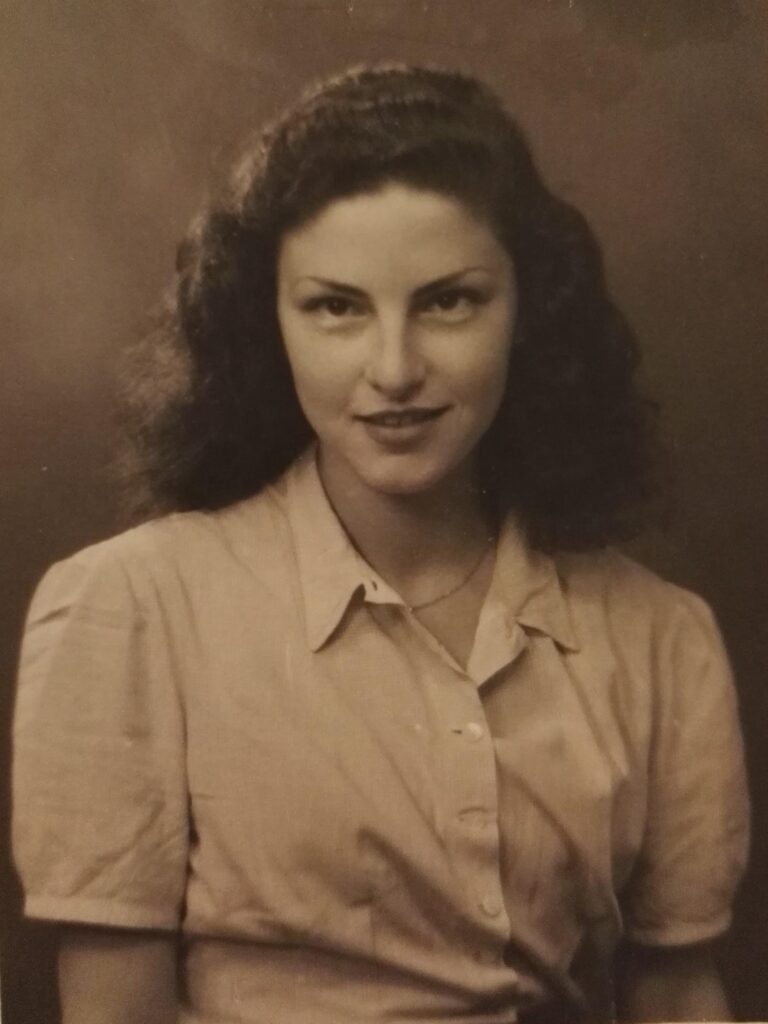 Vintage black and white portrait of a local Milanese woman, adding a personal and historical touch to the Milan guide.